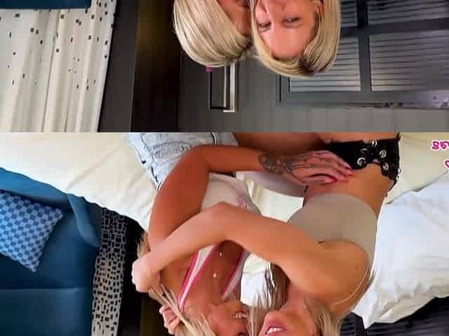 Nerdy Spouse Cums 3 Times On Hawt Blondes - Lora Cross - Mandy FoXXX - Bradley C XXX