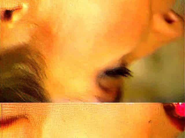 Blonde blowjob adoring skank facialized after hardcore fun