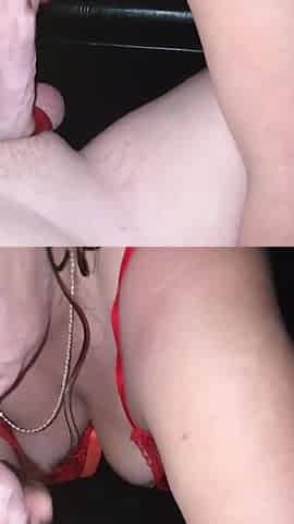 Real Amateur Wife Deepthroats Cock, Rides Dildo Hard, Then Takes Anal Creampie