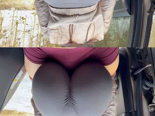 Big Ass humping dick before intense doggy style sex in the