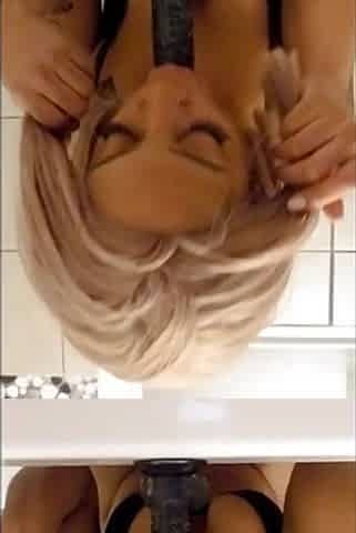 AMATEUR DEEPTHROAT sextoy ride (part 1) Blameless hot Black