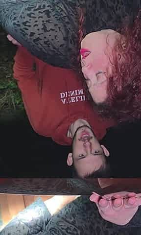 Little Bitch Getting Fucked in the Middle of the Forest in the Night