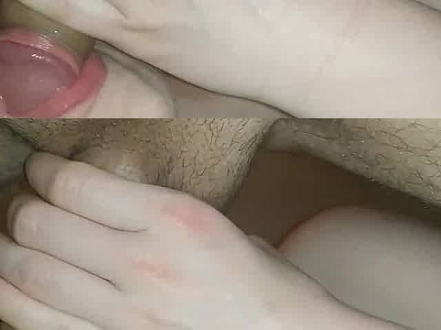 My stepsis has ATE MY BUTT and received ejaculation in her HANDS!!