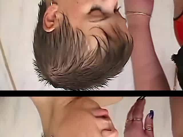 Hot midget - analised strapped piss