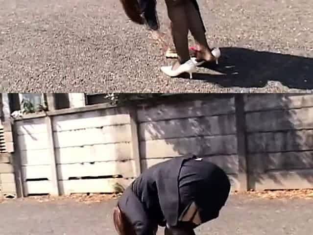 A kinky picked up euro amateur outdoor upskirt in hd