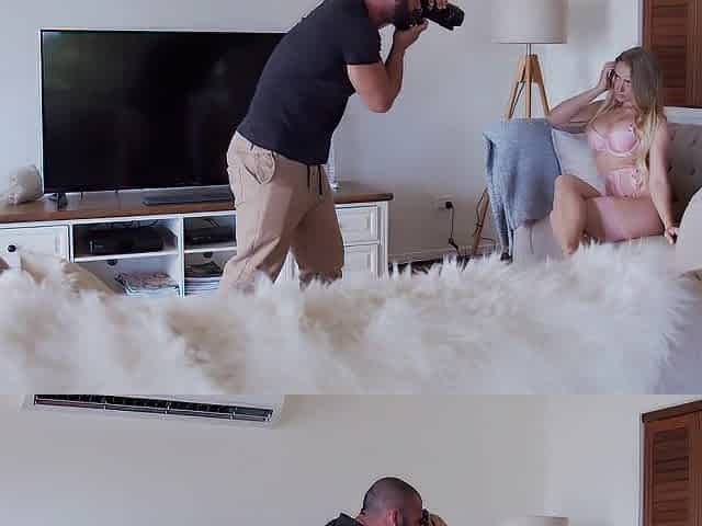 SecretCrush4K - Underware Model Screws Photographer On Set