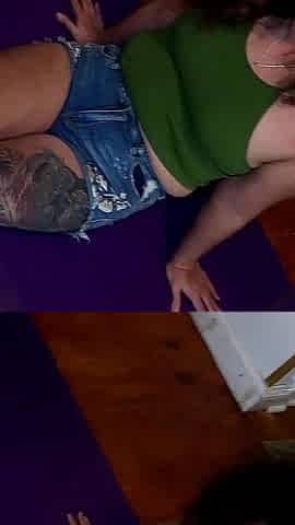 Lucky Workout Partner Getz Unexpected Footjob and Handjob After Workout