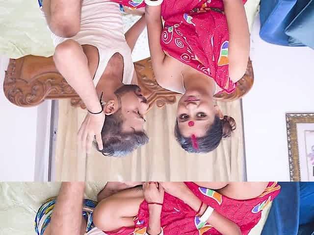 Desi Dirty Sexy MILF Kaamwalibai Starsudipa Fucked by Two House Owner for Threesome Anal Sex
