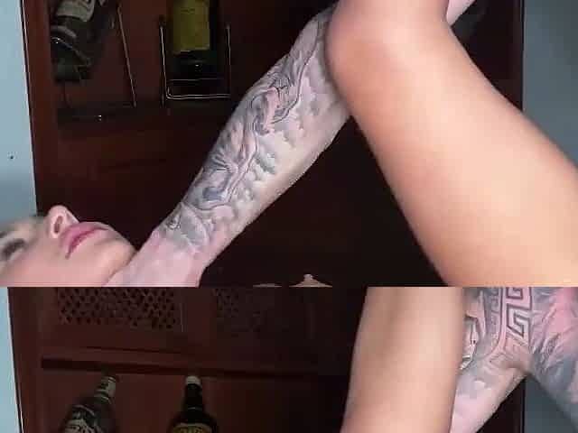 Tattoed Beautiful Teen Rough Pussy And Throat Fucked By A
