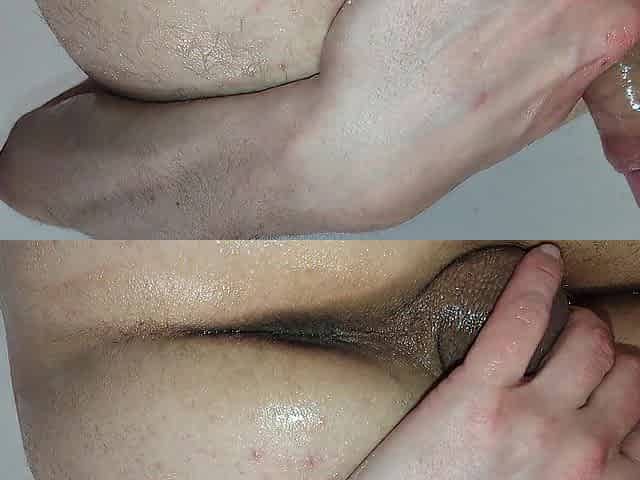 Precum in my Oiled Up Booty - 11min 4K Closeup