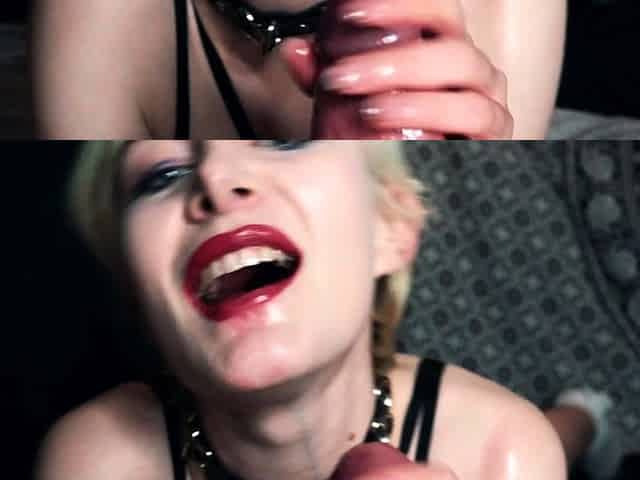 Hot amateur blonde blowjob in HD