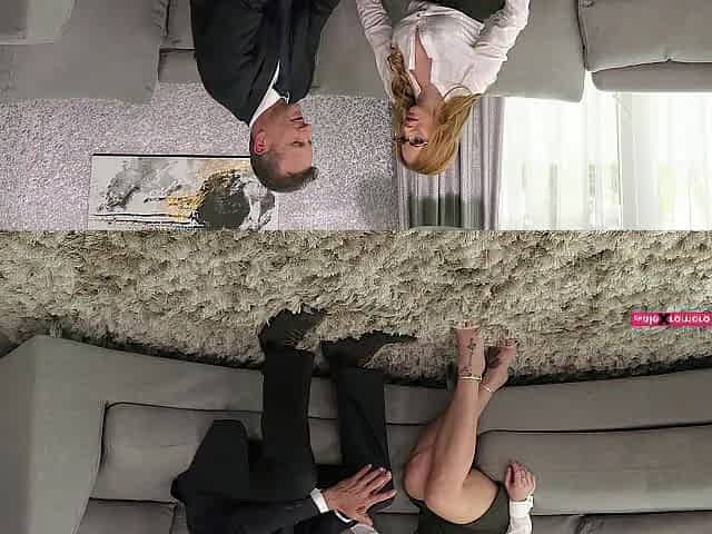 Secretaries in high heels & glasses (short)