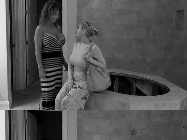 Pigtailed Brunette Lesbian Licks Hot Blonde