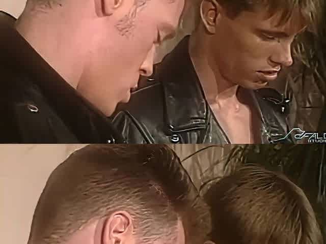 Leather Jacket Orgy With With Marc Saber, Cody James And Craig Hoffman