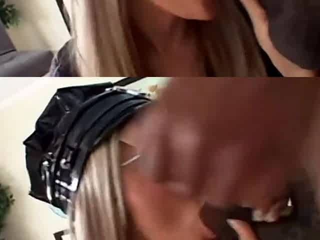 Rikki White is a whore who enjoys three black cocks