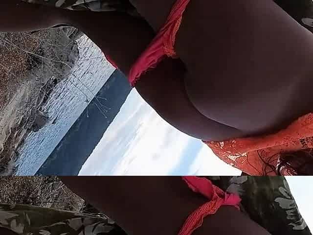 Masturbating at Sunset: Caught on Webcam