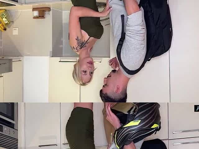 Yeri Blue And Angie Lynx - My Blonde Girlfriend Lets Me Destroy Her Ass And I Cum All Over Her