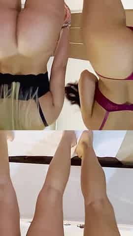 Lucky Guy Fucks Three Hot and Big Ases Latinas in a Hot Orgy
