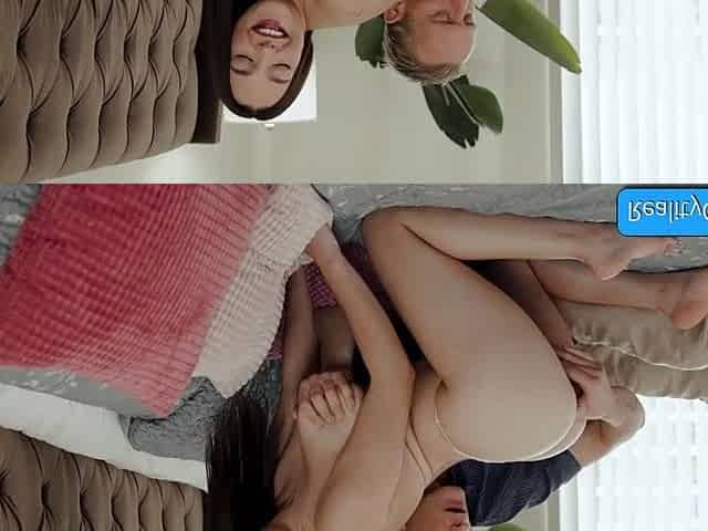See this fascinating angel with precious large naturals seducing grandpa for a moist bang