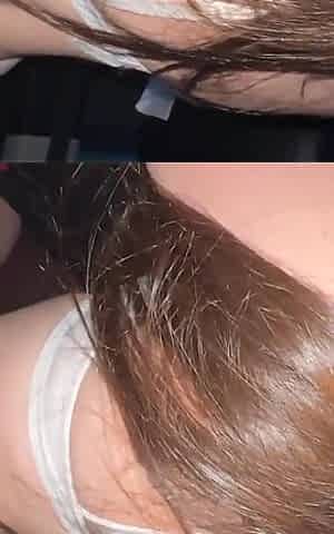 After Payment, the Prostitute Fucks in the Car in the Parking Lot