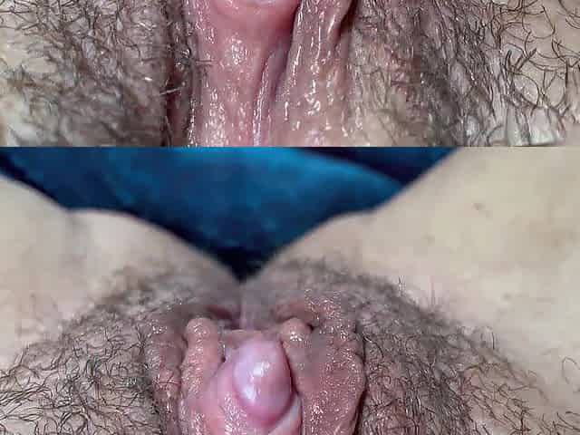 Large Lengthy And Big Love button Bushy Juicy Vagina Getting A Treat