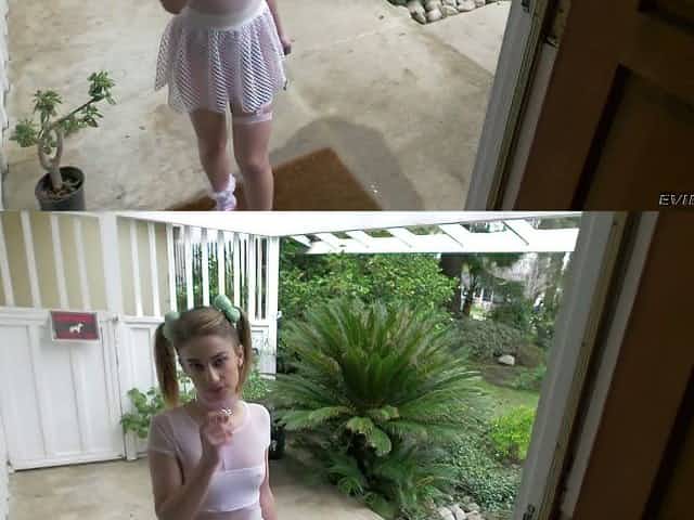 19 yo chick Kristen Scott is fucked by hot blooded and rude dude