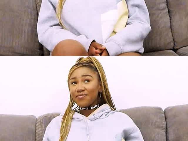 This BUSTY EBONY TEEN got a hot FACIAL