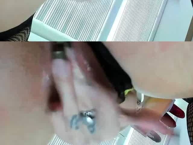 Close up view of a dude jerking off