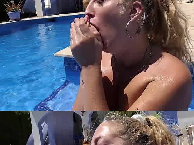 Venom Amd Elian Sexy Fuks in the Pool.