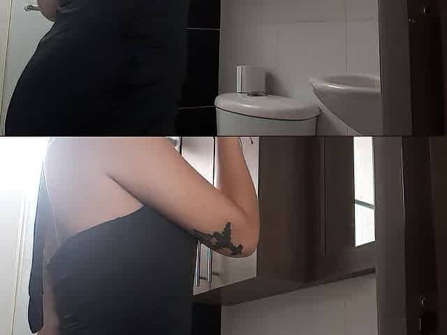 I make a sexy movie scene in my bath at home