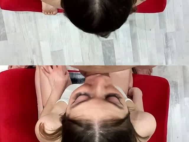 Russian Babe Swallows Big Cock