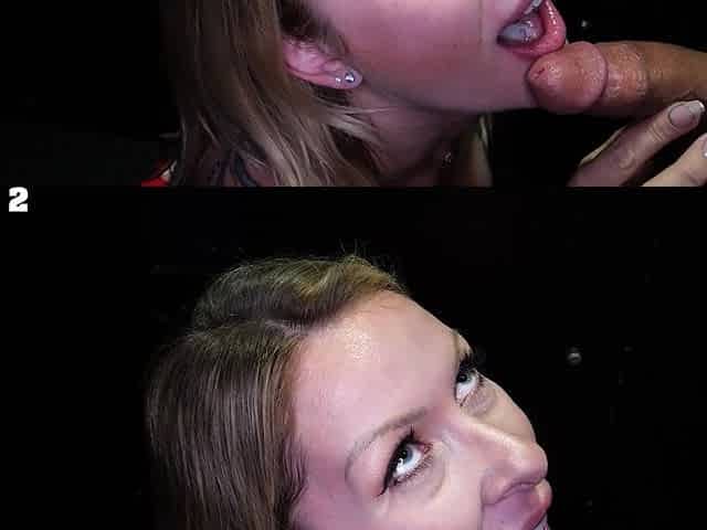 Sydney Paige gets her cunt full of sticky sperm.