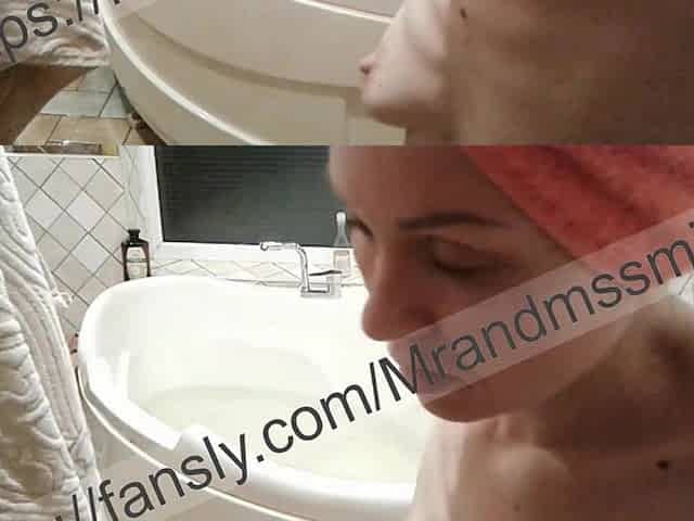 Russian stud washes his nuts and butt