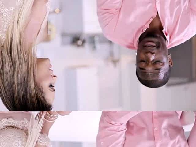 Bald dude fucks sweet brunette hardcore after hot blowjob
