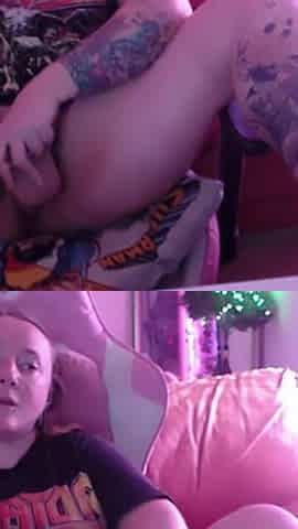 Fuck My Hairy Pussy with Huge Dildo