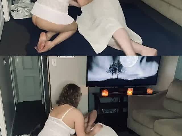 Hot massage turns into cheerful ending