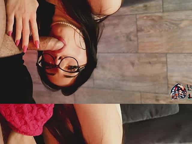 Cum on Teacher's Glasses - My Forbidden Fantasy Came True