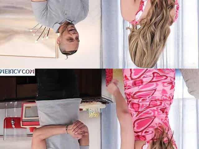 Blonde babe Summer Vixen has anal virginity taken by big black cock