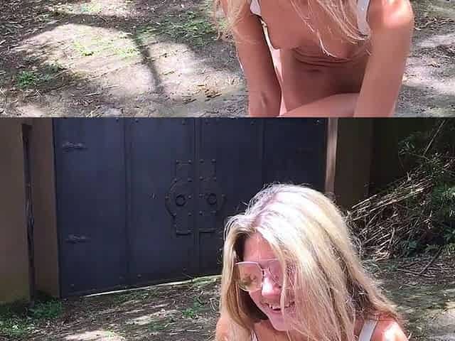Amateur French Teen Outdoor softcore