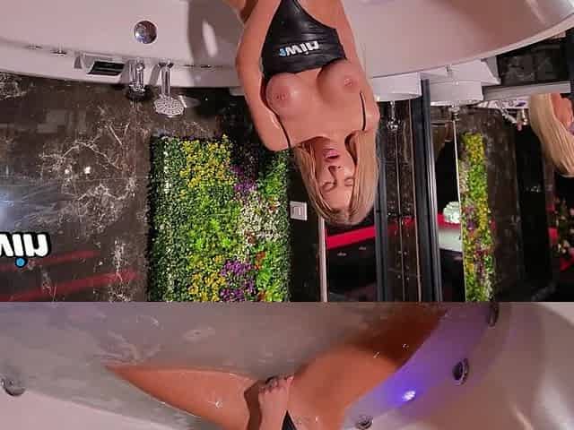 Ema Karter sucking jock in jacuzzi