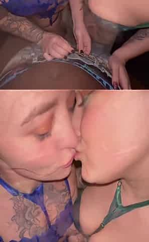 Two Hotwives, Huge BBC Threesome
