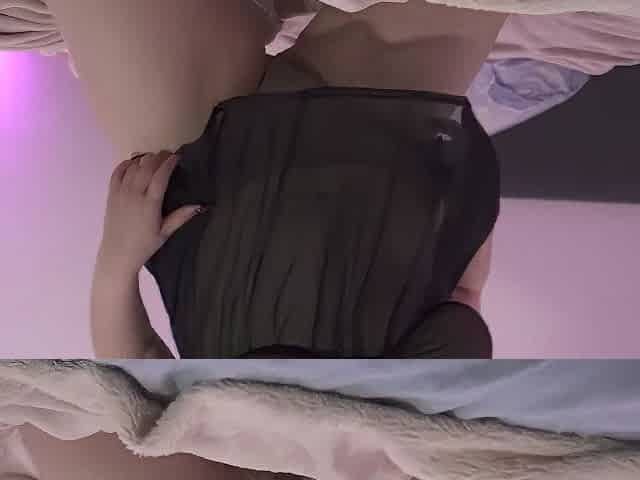 Her Panties Are Covered In Cum After A Creampie While She Fucks Him With A Strap-on