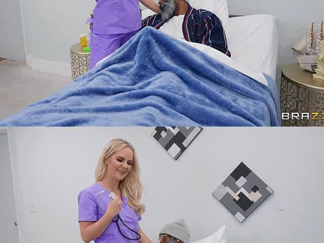 Nurse Slimthick Vic is sucking black monster cock