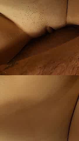 After this chab came, I blew cum bubbles and then sucked in his creampie
