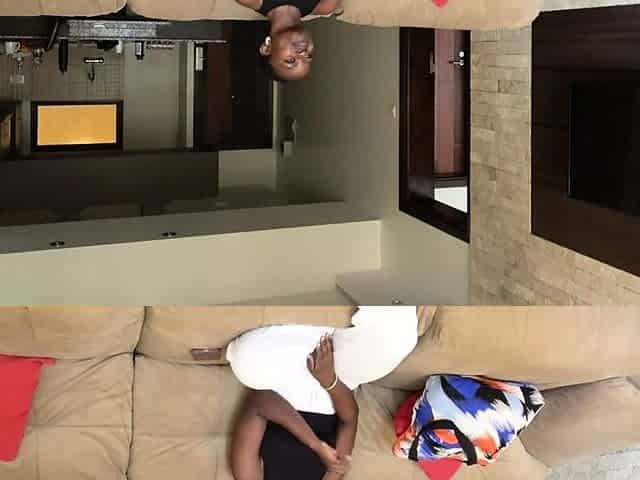 BUSTY EBONY TEEN ended up riding my cock