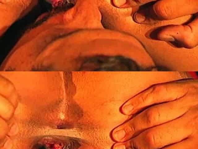 Sensual Wax Play with Hot Brunette