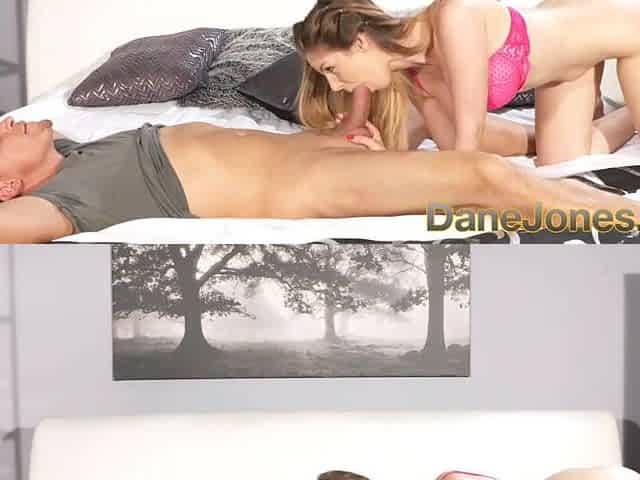 DaneJones Hawt Stella Cox gets sexy cum on her large naturals
