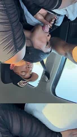 sloppy blow job in car