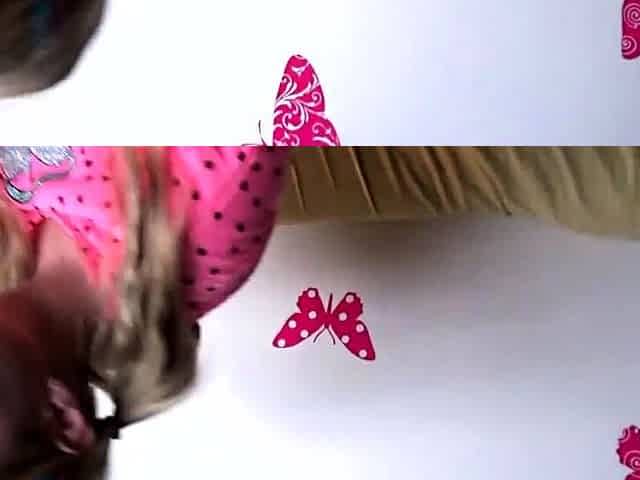 Little lorie fingers her wet pussy