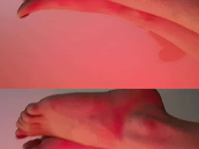 Close Up Feet Fetish Fake Cum ASMR